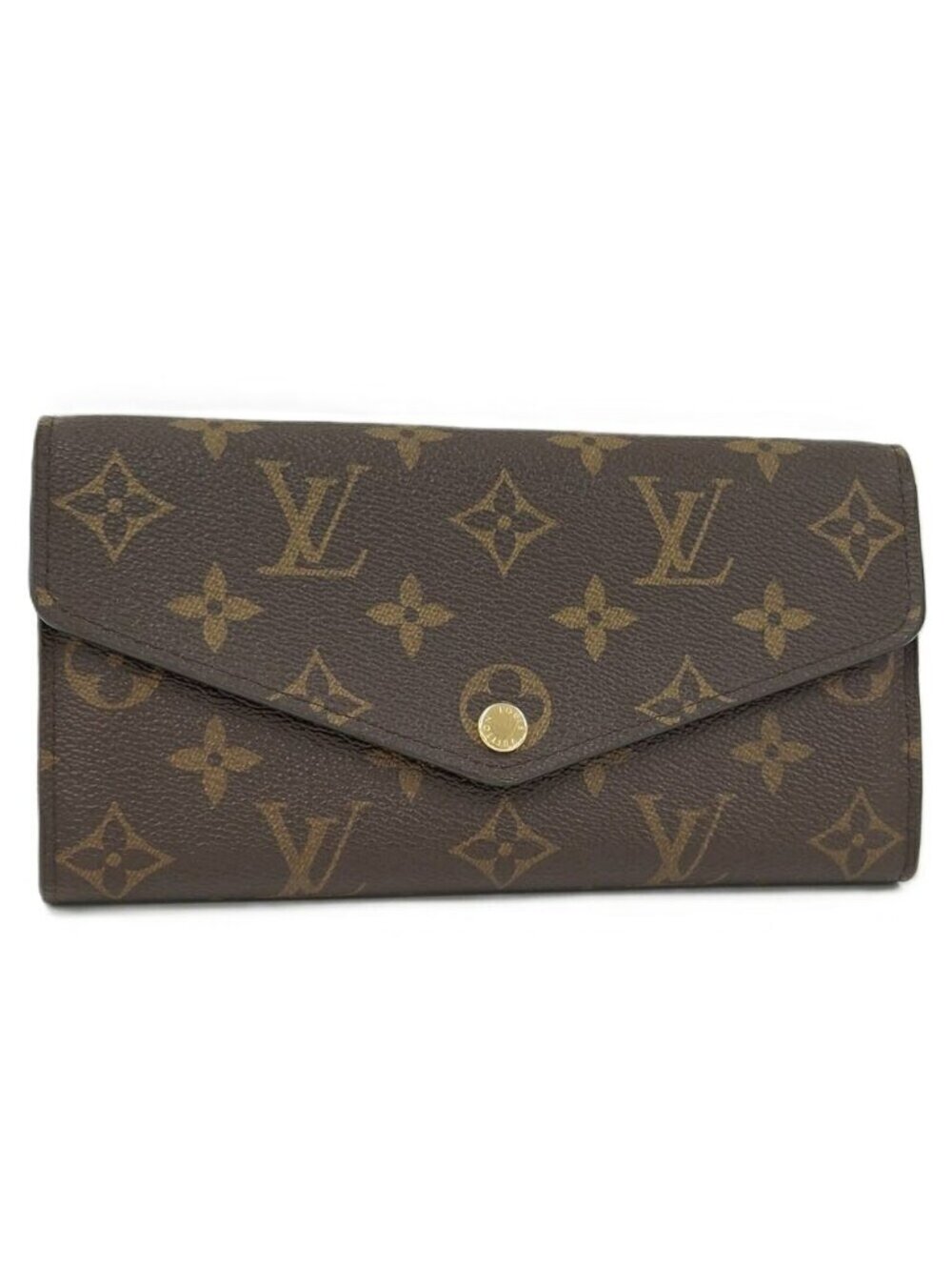 Louis Vuitton Bifold Wallet Portefeuille Sarah Monogram Coquelicot